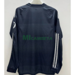 Camiseta Real Madrid Segunda Equipación 2025/2026 ML Azul Marino con ParcHe HP