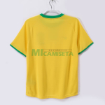Camiseta Brasil Primera Equipación Retro 2000 Amarillo