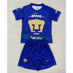 Camiseta Pumas UNAM Segunda Equipación 2025/2026 Azul Niño Kit