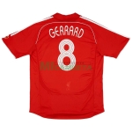 Camiseta GERRARD 8 Liverpool Primera Equipación Retro 2006/08