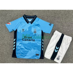 Camiseta Las Palmas Segunda Equipación 2025/2026 Azul Niño Kit con Parche La Liga