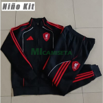 Chandal Liverpool 2025/2026 Niño Negro/Rojo Versión Retro