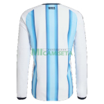 Camiseta Argentina Primera Equipación 2026 ML Azul/Blanco con FIFA2022