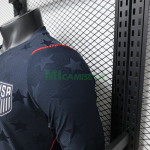 Camiseta EE.UU Segunda Equipación Mundial 2026 ML Negro Obsidiana (EDICIÓN JUGADOR)
