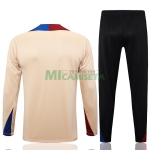 Sudadera De Entrenamiento Barcelona 2024/2025 Niño Kit Caqui