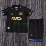 Camiseta Manchester United Primera Equipación Retro 1993/94 Negro Niño Kit