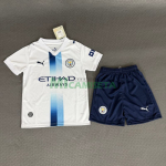 Camiseta Manchester City Tercera Equipación 2026/2027 Blanco Niño Kit