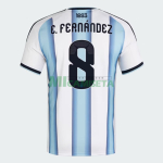 Camiseta E.Fernández 8 Argentina Primera Equipación 2026 Azul/Blanco