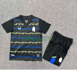 Camiseta Everton FC Tercera Equipación 2025/2026 Negro Niño Kit