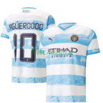 Camiseta Aguero 10 Manchester 2022/2023 City Edición Homenaje Azul/Blanco