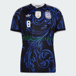 Camiseta E.Fernández 8 Argentina Segunda Equipación Mundial 2026 Azul con FIFA2022