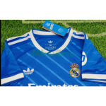 Camiseta Real Madrid Tercera Equipación 2025/2026 Azul Niño Kit con Parche HP