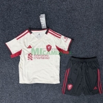 Camiseta Liverpool Segunda Equipación 2025/2026 Blanco Niño Kit