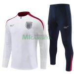 Sudadera de Entrenamiento Inglaterra 2024 Blanco/Rojo