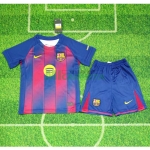 Camiseta Barcelona Primera Equipación 2025/2026 Azul/Rojo Niño Kit