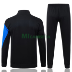 Chandal PSG 2025/2026 Niño Negro con Manga Azul