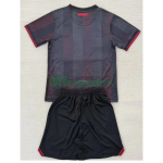 Camiseta Leverkusen Primera Equipación 2025/2026 Negro Niño Kit
