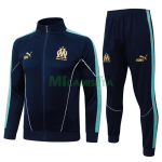 Chandal Olympique Marsella 2025/2026 Azul Marino con Estampado en Manga