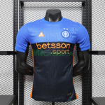 Camiseta Inter de Milan 2025/2026 Cuarta Equipación Azul/Negro/Naranja (EDICIÓN JUGADOR)