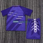 Camiseta Real Madrid Segunda Equipación Retro 1994/96 Violeta Niño Kit