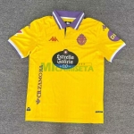 Camiseta Real Valladolid Tercera Equipación 2025/2026 Amarillo con Parche La Liga