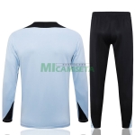 Sudadera De Entrenamiento Barcelona 2024/2025 Kit Azul Claro/Negro