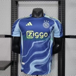 Camiseta Ajax Segunda Equipación 2025/2026 Azul (EDICIÓN JUGADOR)