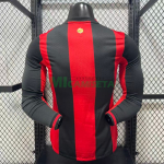 Camiseta AC Milan Primera Equipación 2026/2027 ML Rojo/Negro (EDICIÓN JUGADOR)