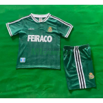 Camiseta Deportivo de La Coruña Segunda Equipación Retro 1999/2000 Verde Niño Kit
