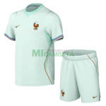 Camiseta Francia Segunda Equipación Mundial 2026 Verde Menta Niño Kit