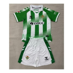 Camiseta Real Betis Primera Equipación 2026/2027 Verde/Blanco Niño Kit con Parche La Liga