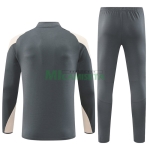 Sudadera De Entrenamiento Real Madrid 2024/2025 Niño Kit Gris/Caqui