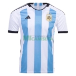 Camiseta Argentina Primera Equipación 2022 Mundial Campeón con Tres Estrellas
