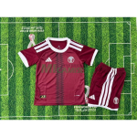 Camiseta Qatar Primera Equipación Mundial 2026 Rojo Niño Kit