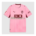 Camiseta Valencia Tercera Equipación 2026/2027 Rosa con Parche La Liga