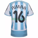 Camiseta Aimar 16 Argentina Primera Equipación Retro 2006 Azul/Blanco