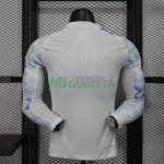 Camiseta Inter de Milan Segunda Equipación 2025/2026 ML Blanco (EDICIÓN JUGADOR)