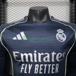 Camiseta Real Madrid Segunda Equipación 2025/2026 ML Azul Marino (EDICIÓN JUGADOR)