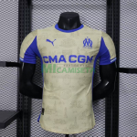 Camiseta Olympique Marsella Cuarta Equipación 2025/2026 Amarillo/Azul (EDICIÓN JUGADOR)