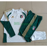 Sudadera de Entrenamiento Italia 2026 Niño Kit Blanco/Verde