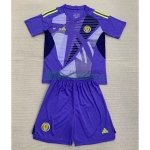 Camiseta De Portero Escocia 2024 Niño Kit Morado