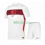 Camiseta Turquía Segunda Equipación Mundial 2026 Blanco Niño Kit