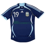 Camiseta MESSI 19 Argentina Segunda Equipación Retro 2006
