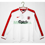 Camiseta Liverpool Segunda Equipación Retro 1998 ML Blanco
