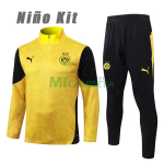 Sudadera De Entrenamiento Borussia Dortmund 2025/2026 Niño Kit Amarillo