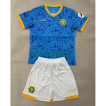 Camiseta Wolverhampton Wanderers Tercera Equipación 2025/2026 Azul Niño Kit