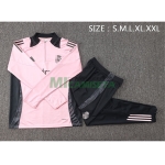 Sudadera De Entrenamiento Real Madrid 2024/2025 Kit Rosa/Gris