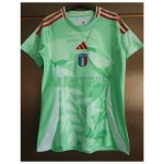 Camiseta Italia Segunda Equipación la EURO Femenina 2025 Mujer Verde