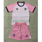 Camiseta AFC Bournemouth Tercera Equipación 2025/2026 Rosa Niño Kit