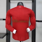 Camiseta Liverpool Primera Equipación 2025/2026 ML Rojo (EDICIÓN JUGADOR)